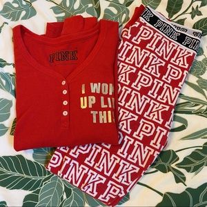 PINK pajama set